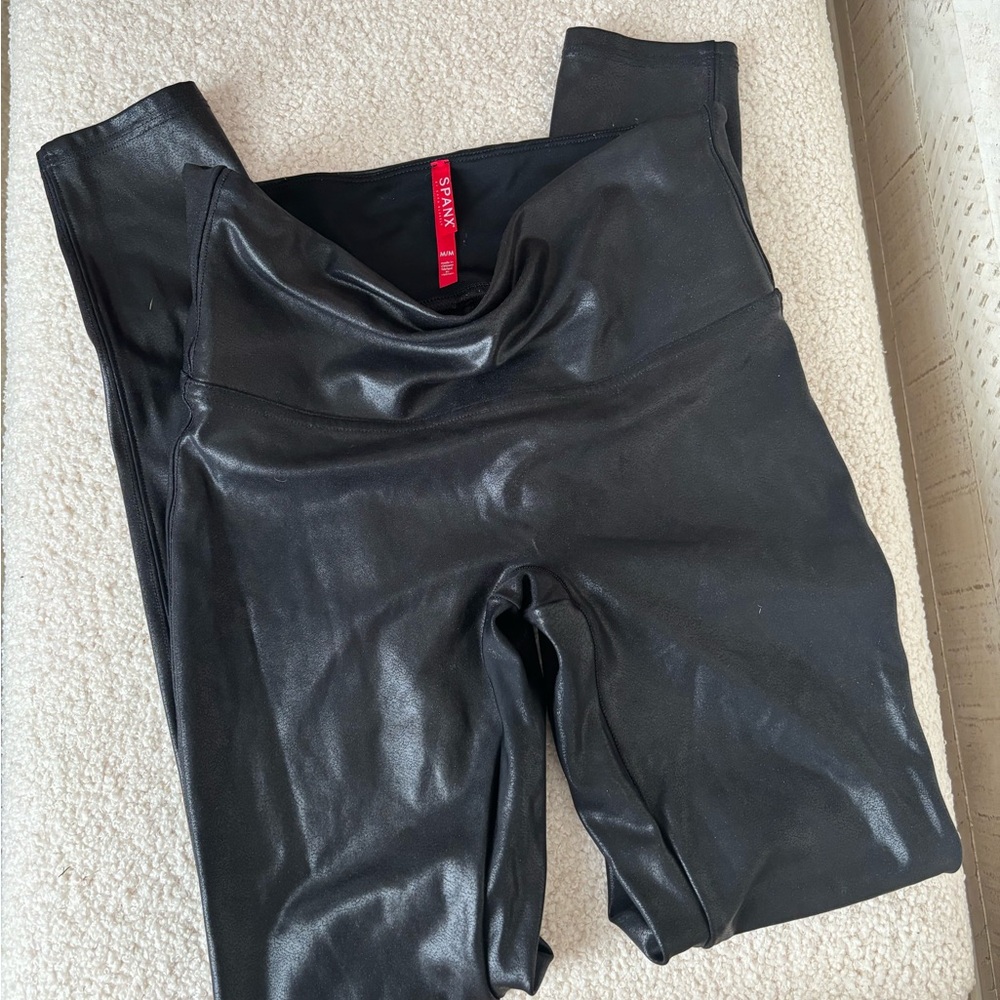 SPANX Faux Leather Leggings